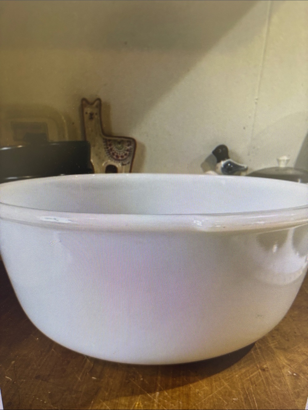 Fire King White Glass Mixing Bowl - Smooth Gloss Finish